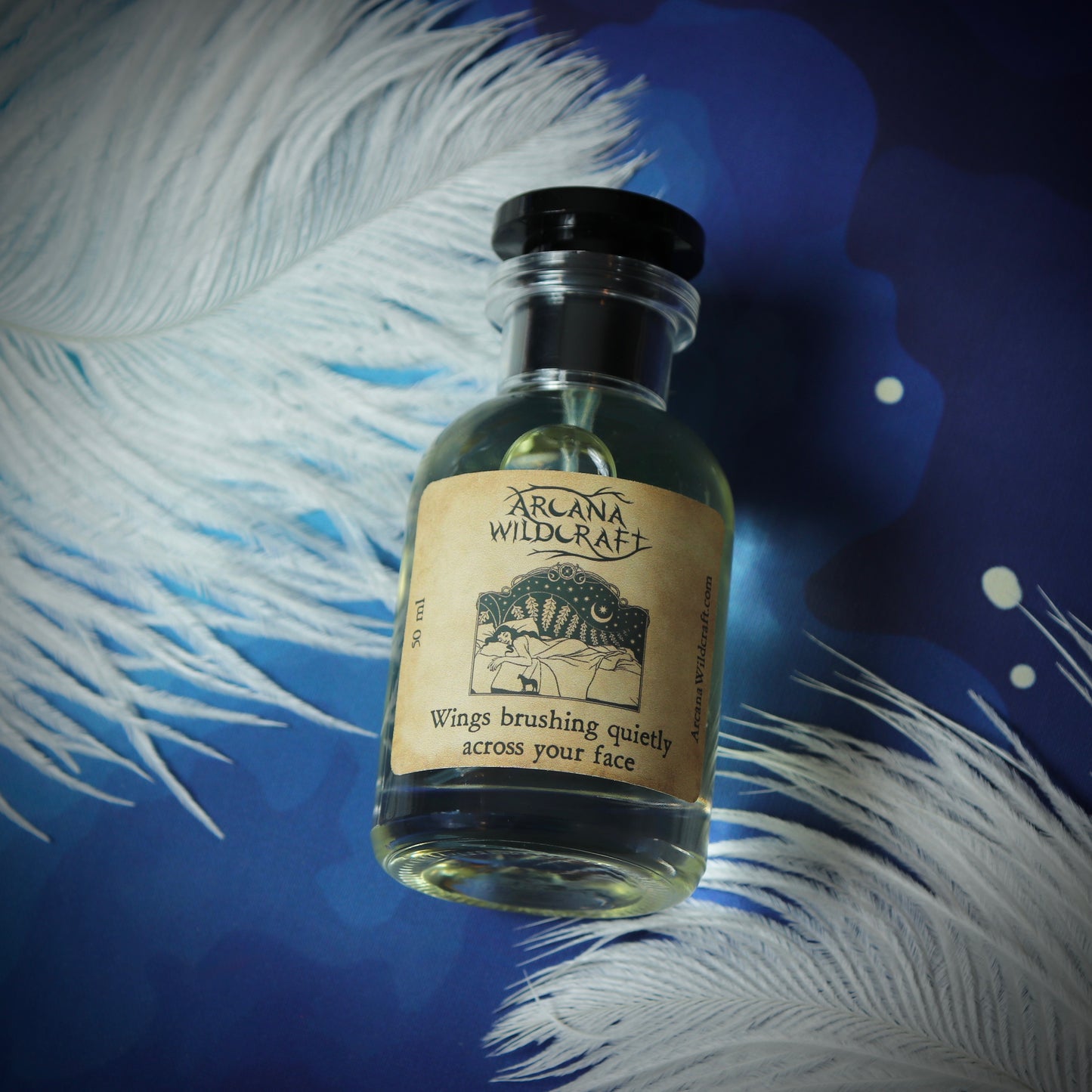 Wings brushing quietly across your face perfume