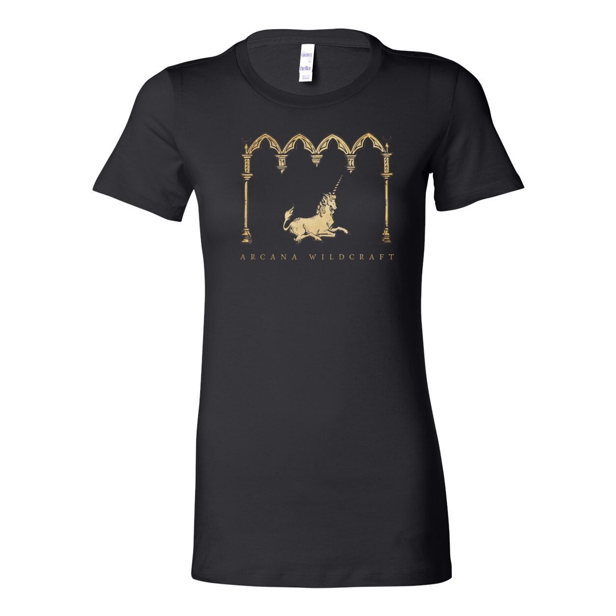 Unicorn Horn Tee, Women's Cotton S-2XL