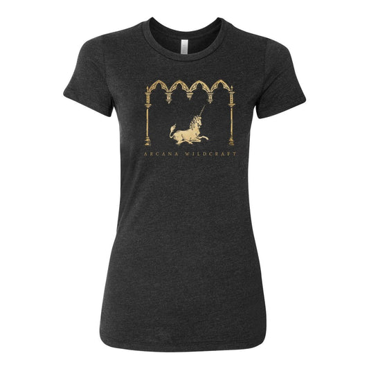 Unicorn Horn Tee, Women's Cotton S-2XL