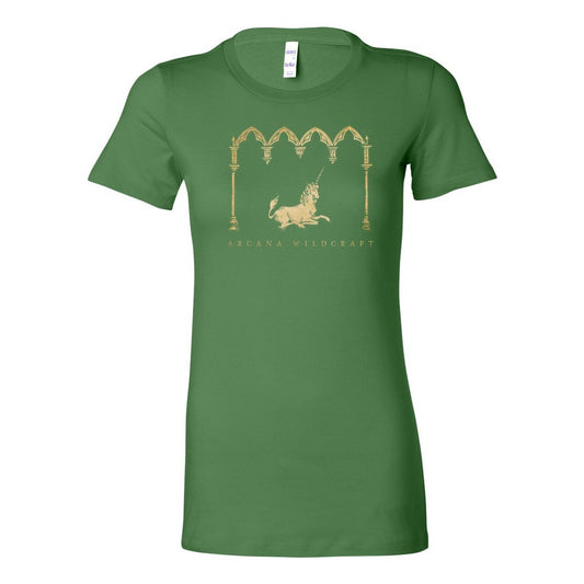 Unicorn Horn Tee, Women's Cotton S-2XL