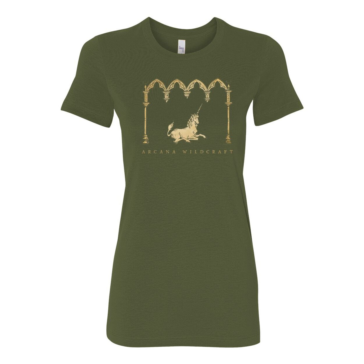Unicorn Horn Tee, Women's Cotton S-2XL