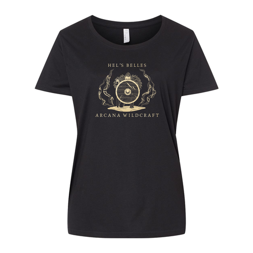 Hel's Belles Tee, Women's Plus Fine Jersey Scoopneck 14-28