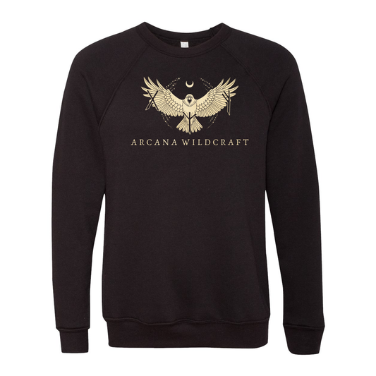 Ragnarok Raglan Crewneck Sweatshirt, Gender Neutral Sponge Fleece XS-2XL