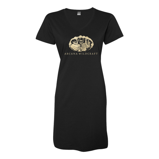Conjurers V-Neck Nightgown, Women's S-3X