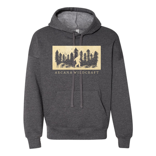 Coast of Cascadia Dropped Shoulder Hoodie, Gender Neutral Sponge Fleece XS-2XL